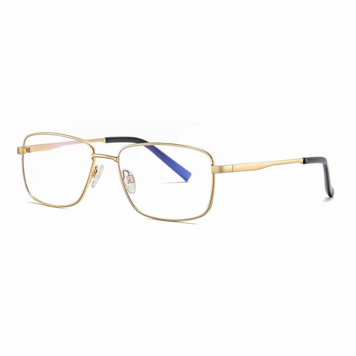 Hotochki Unisex Full Rim Square Alloy Eyeglasses 92304