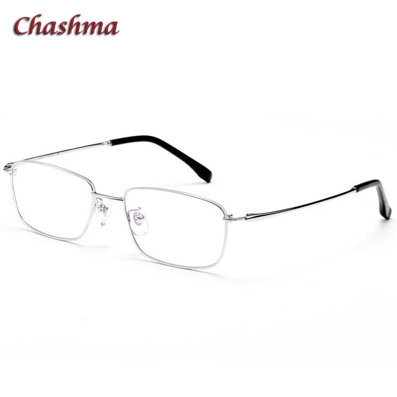Chashma Ochki Women's Full Rim Polygon Square Titanium Eyeglasses 85741