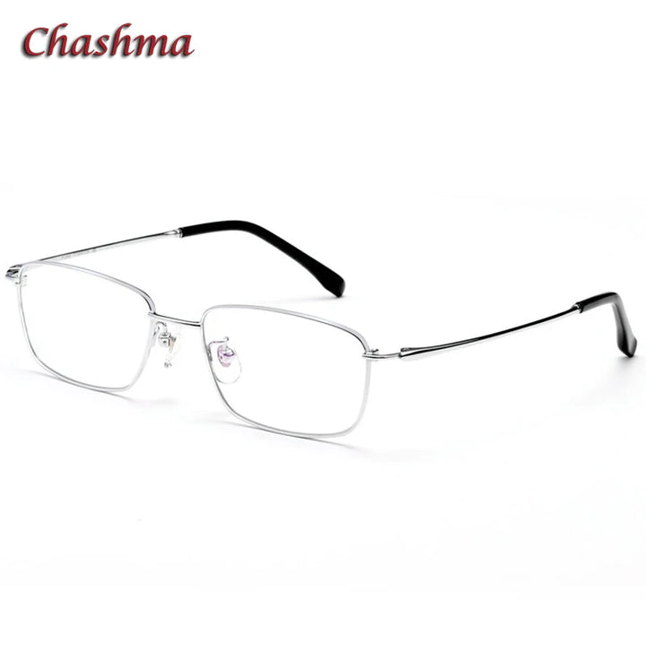 Chashma Ochki Women's Full Rim Polygon Square Titanium Eyeglasses 85741