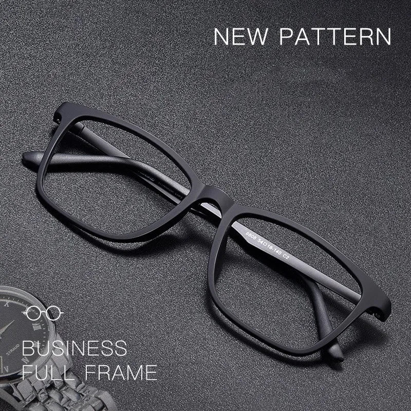Kocolior Unisex Full Rim Square Titanium Tr 90 Eyeglasses 8808 Full Rim Kocolior