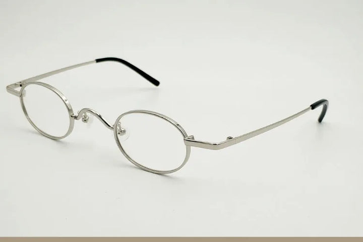 Yujo Unisex Full Rim Small Oval Alloy Eyeglasses 811004 Full Rim Yujo