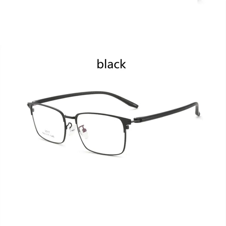 Kocolior Men's Full Rim Square Acetate Alloy Hyperopic Reading Glasses 2017 Reading Glasses Kocolior Black 0
