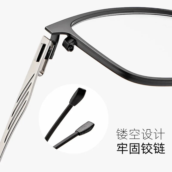 Kocolior Unisex Full Rim Square Alloy Hyperopic Reading Glasses 8835 Reading Glasses Kocolior