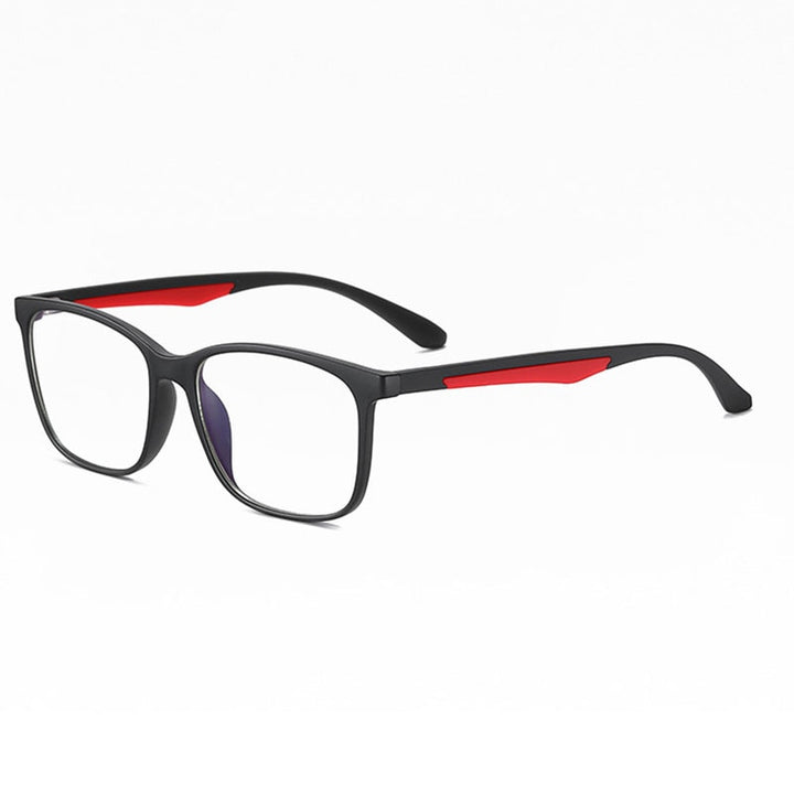 Hotohcki Unisex Full Rim Square Tr 90 Eyeglasses 2303 Full Rim Hotochki C04-P30-1  