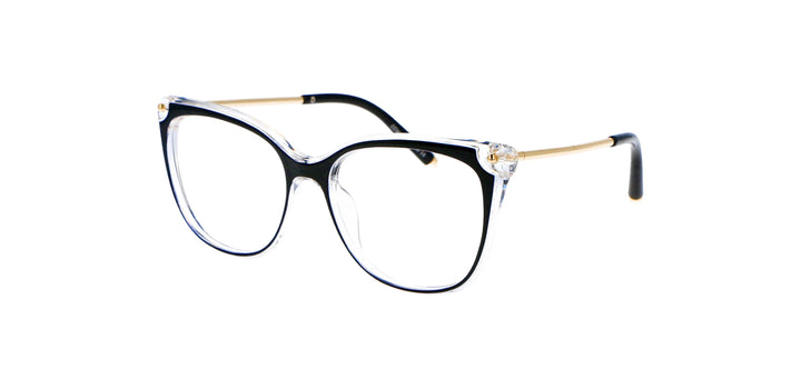 CCspace Women's Full Rim Cat Eye Tr 90 Titanium Reading Glasses R45818 Reading Glasses CCspace
