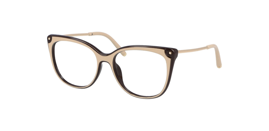 CCspace Women's Full Rim Cat Eye Tr 90 Titanium Reading Glasses R45818 Reading Glasses CCspace C4 khaki 0