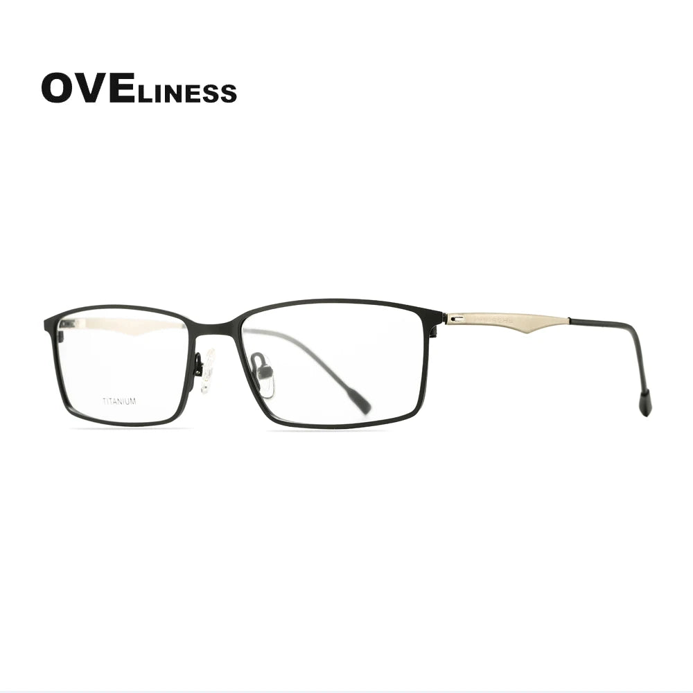 Oveliness Women's Full Rim Square Titanium-Alloy Eyeglasses 618822