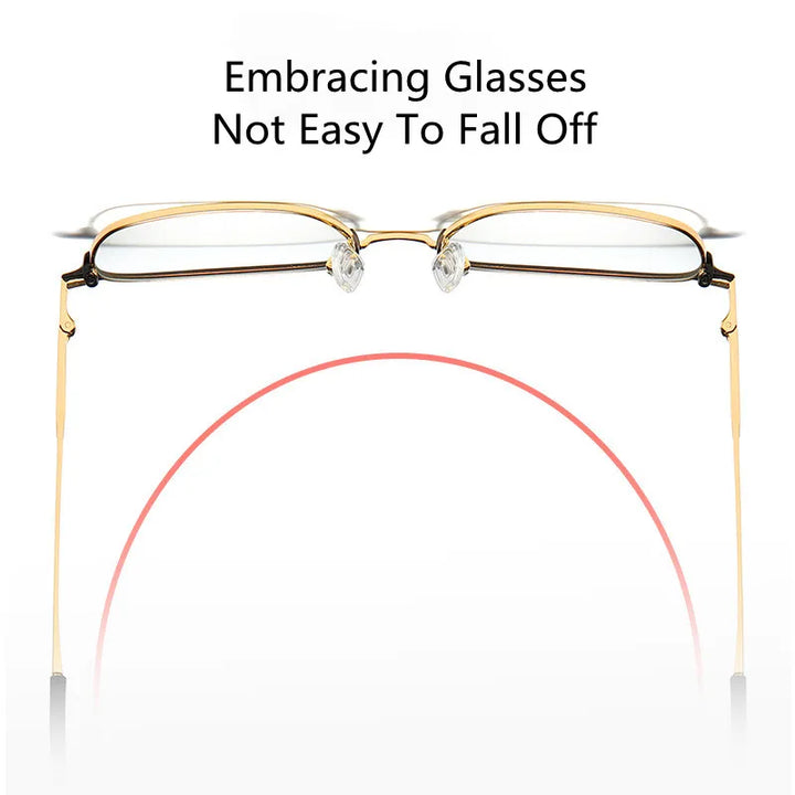 Kocolior Unisex Full Rim Square Brow Line Acetate Alloy Eyeglasses 9122 Full Rim Kocolior   