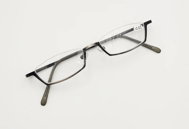 Yujo Women's Semi Rim Oval Rectangle Reading Glasses 11520 Reading Glasses Yujo