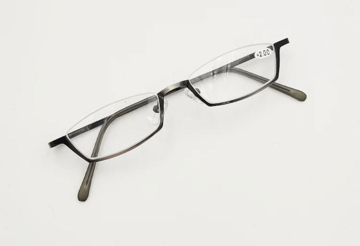Yujo Women's Semi Rim Oval Rectangle Reading Glasses 11520 Reading Glasses Yujo