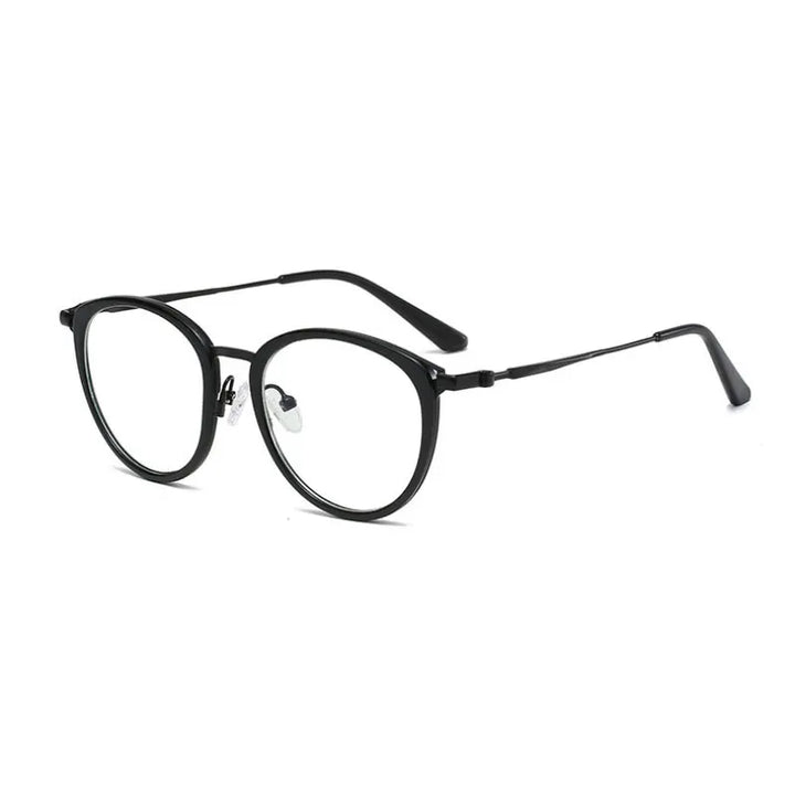 Handoer Unisex Full Rim Oval Square Tr 90 Alloy Eyeglasses 92329