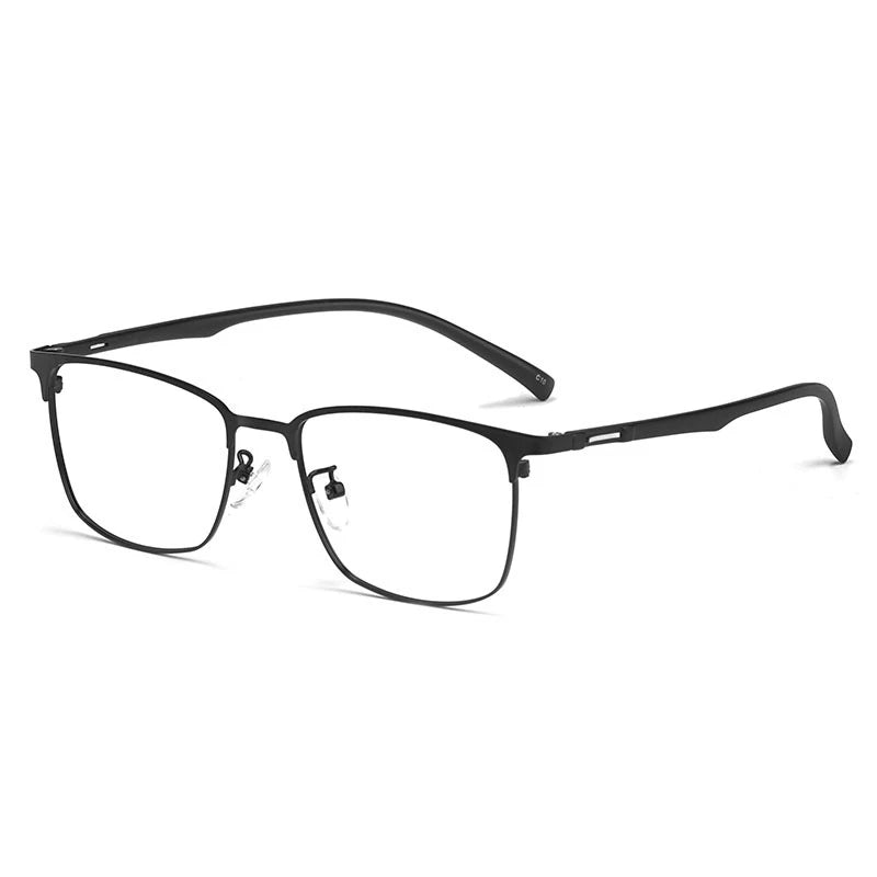 Kocolior Men's Full Rim Square Alloy Eyeglasses 5239 Full Rim Kocolior
