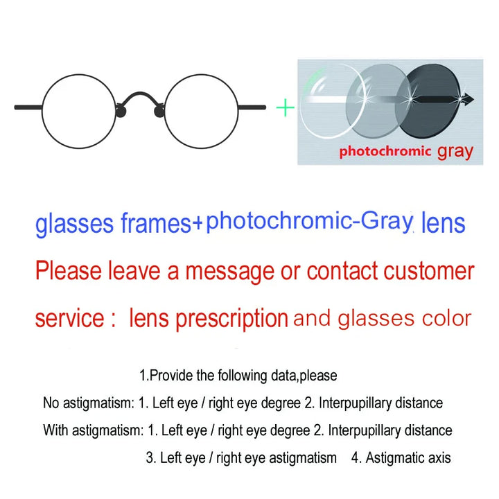 Yujo Women's Full Rim Oval Titanium Adjustable Bridge Eyeglasses 13045 Full Rim Yujo Graying CHINA