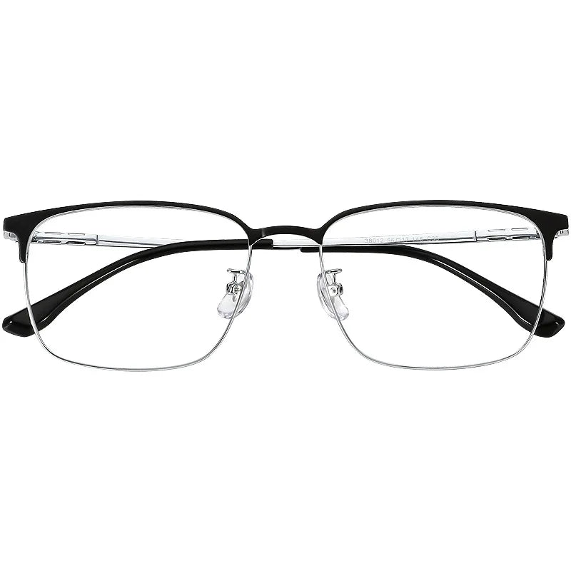 Kocolior Unisex Full Rim Square Titanium Acetate Eyeglasses 38012 Full Rim Kocolior   