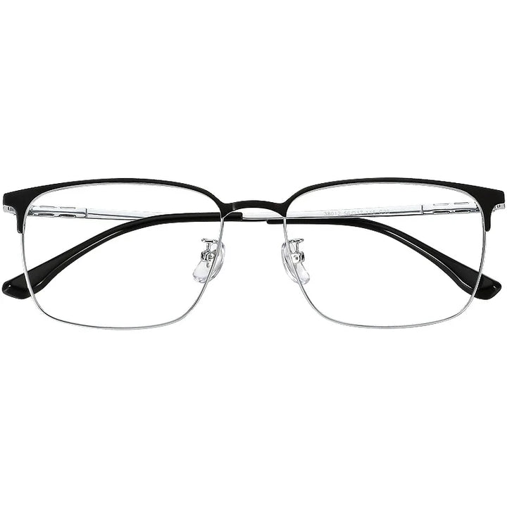 Kocolior Unisex Full Rim Square Titanium Acetate Eyeglasses 38012 Full Rim Kocolior   