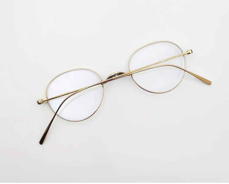 Yujo Women's Full Rim Oval Titanium Adjustable Bridge Eyeglasses 13045 Full Rim Yujo