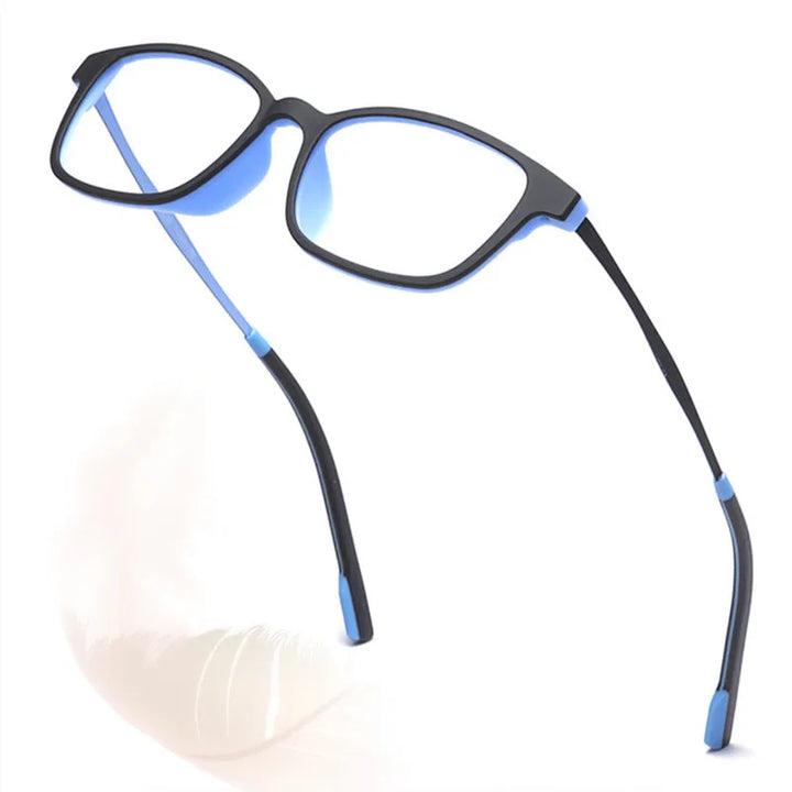 Kocolior Women's Full Rim Small Square Tr 90 Titanium Eyeglasses V1001 Full Rim Kocolior