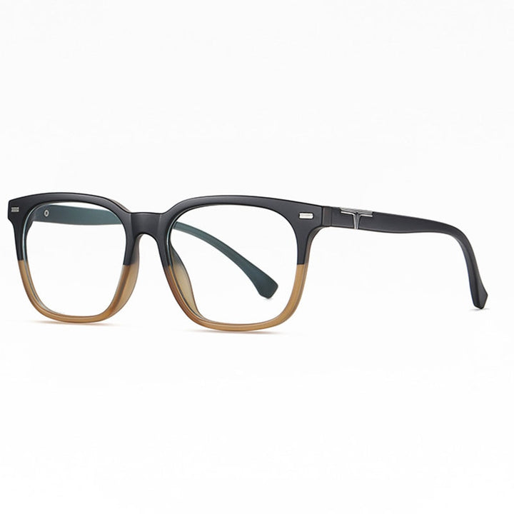 Hotochki Unisex Full Rim Square Tr 90 Eyeglasses 6914 Full Rim Hotochki