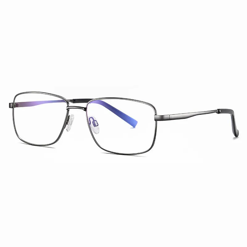 Hotochki Unisex Full Rim Square Alloy Eyeglasses 92304
