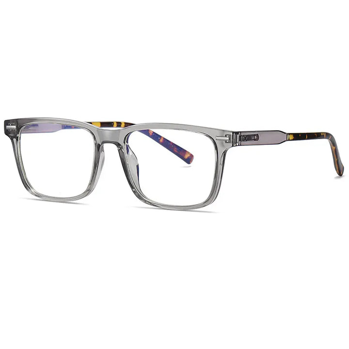 Hotochki Unisex Full Rim Square Tr 90 Alloy Eyeglasses 232377
