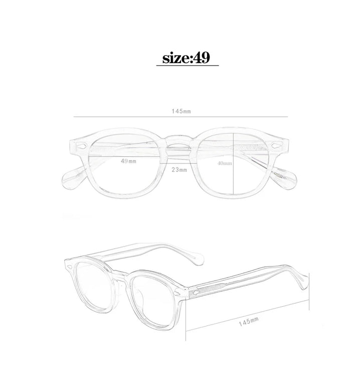 Hewei Unisex Full Rim Square Acetate Polarized Sunglasses 5188 Sunglasses Hewei