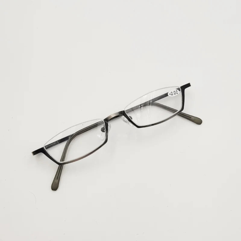 Yujo Women's Semi Rim Oval Rectangle Reading Glasses 11520 Reading Glasses Yujo