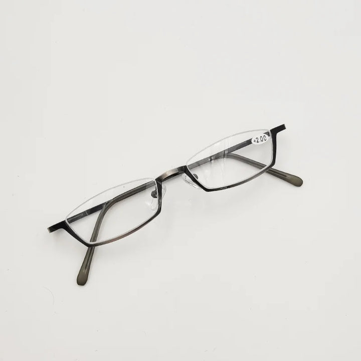 Yujo Women's Semi Rim Oval Rectangle Reading Glasses 11520 Reading Glasses Yujo