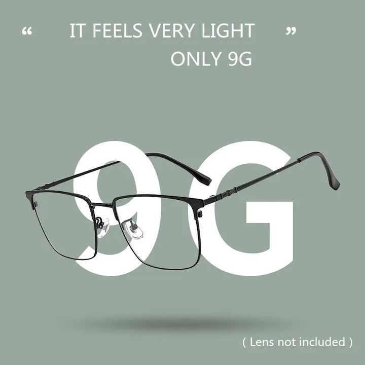 Kocolior Unisex Full Rim Square Alloy Eyeglasses 38007 Full Rim Kocolior