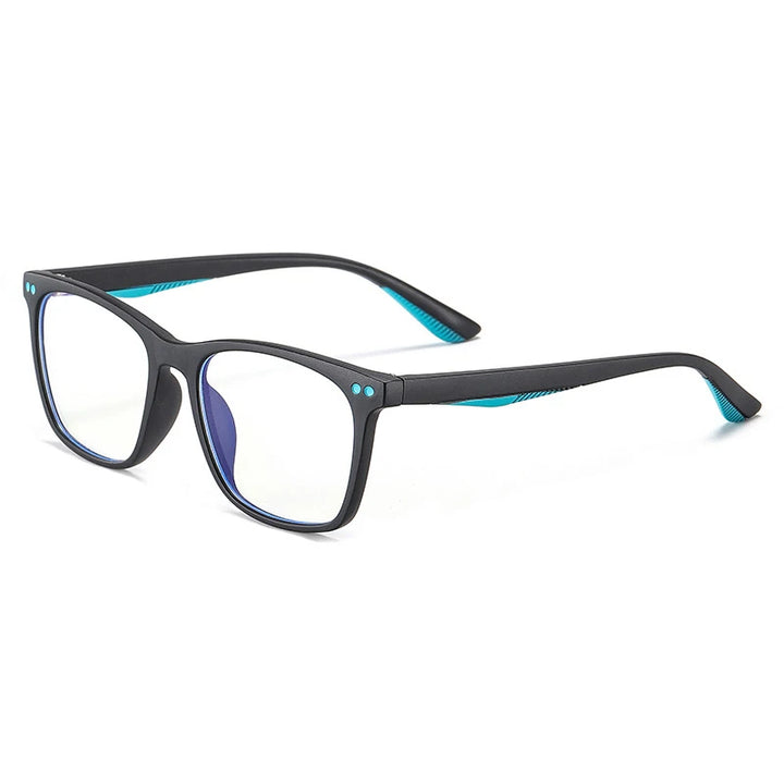 Reven Jate Unisex Youth's Full Rim Square Tr 90 Eyeglasses 45103