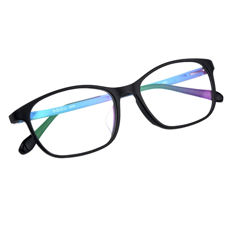 Secg  Unisex Children's Full Rim Square PPSU Silicone Eyeglasses 4647 Full Rim Secg