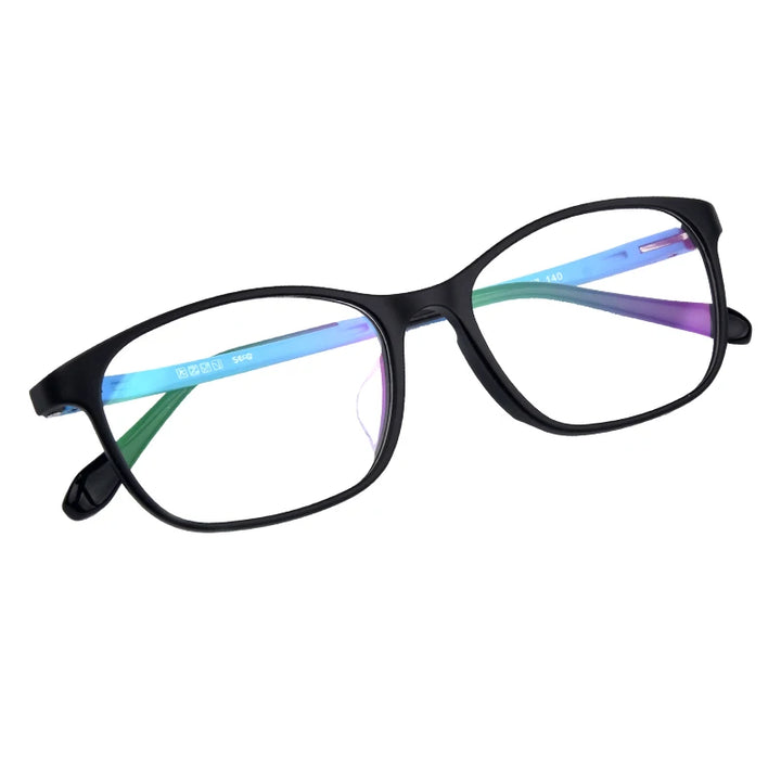 Secg  Unisex Children's Full Rim Square PPSU Silicone Eyeglasses 4647 Full Rim Secg