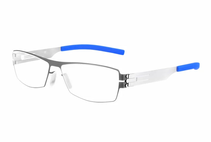 Aimee Women's Full Rim Square Screwless Steel Eyeglasses 51120