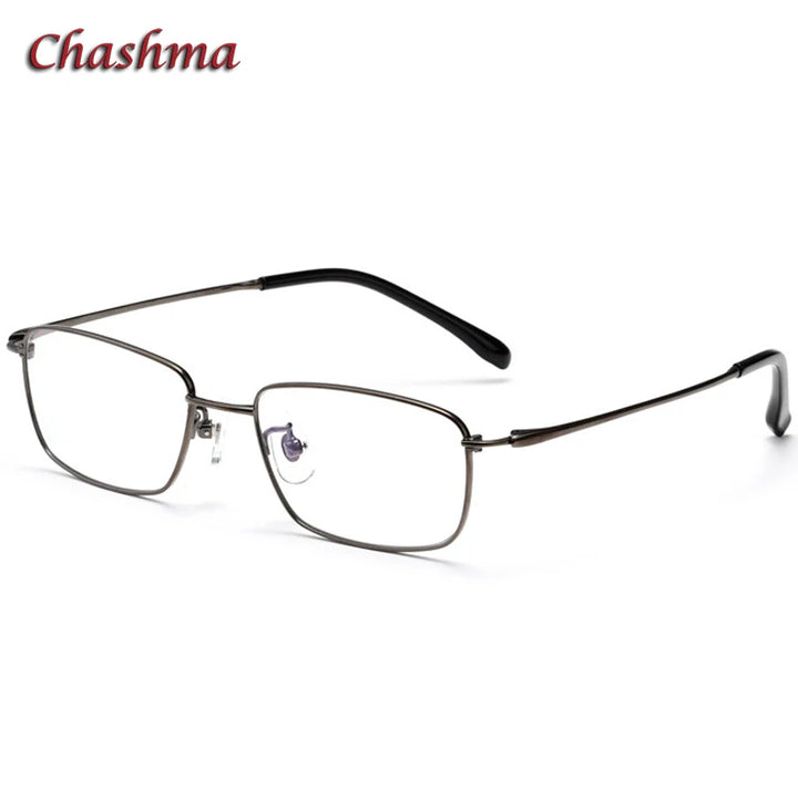 Chashma Ochki Women's Full Rim Polygon Square Titanium Eyeglasses 85741