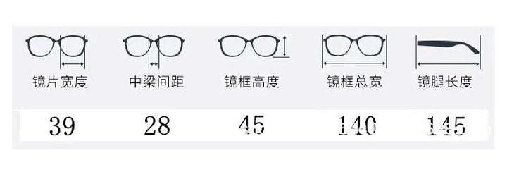 CCspace Women's Full Rim Irregular Acetate Hyperopic Reading Glasses R49307 Reading Glasses CCspace