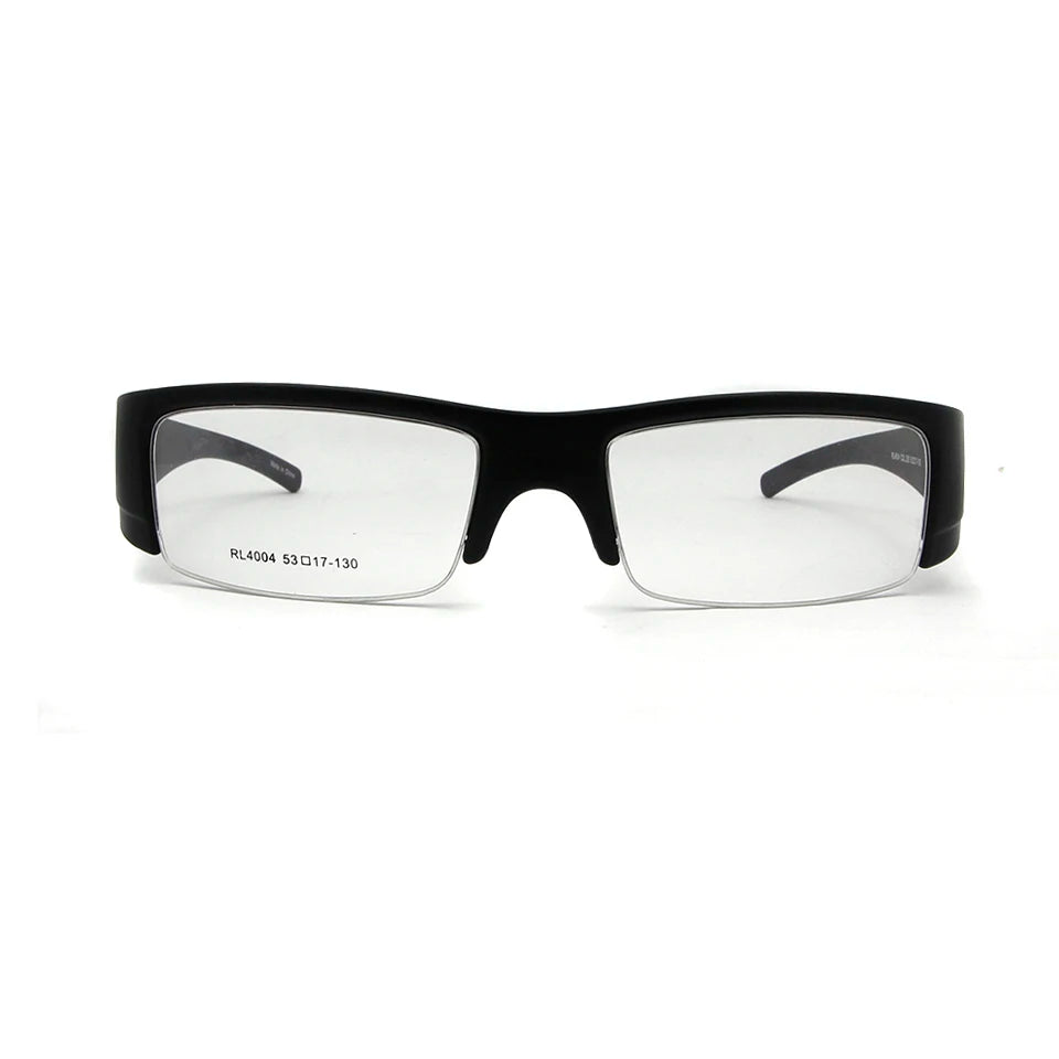 Esnbie Men's Semi Rim Thick Tr 90 Titanium Eyeglasses 4004 Semi Rim Esnbie