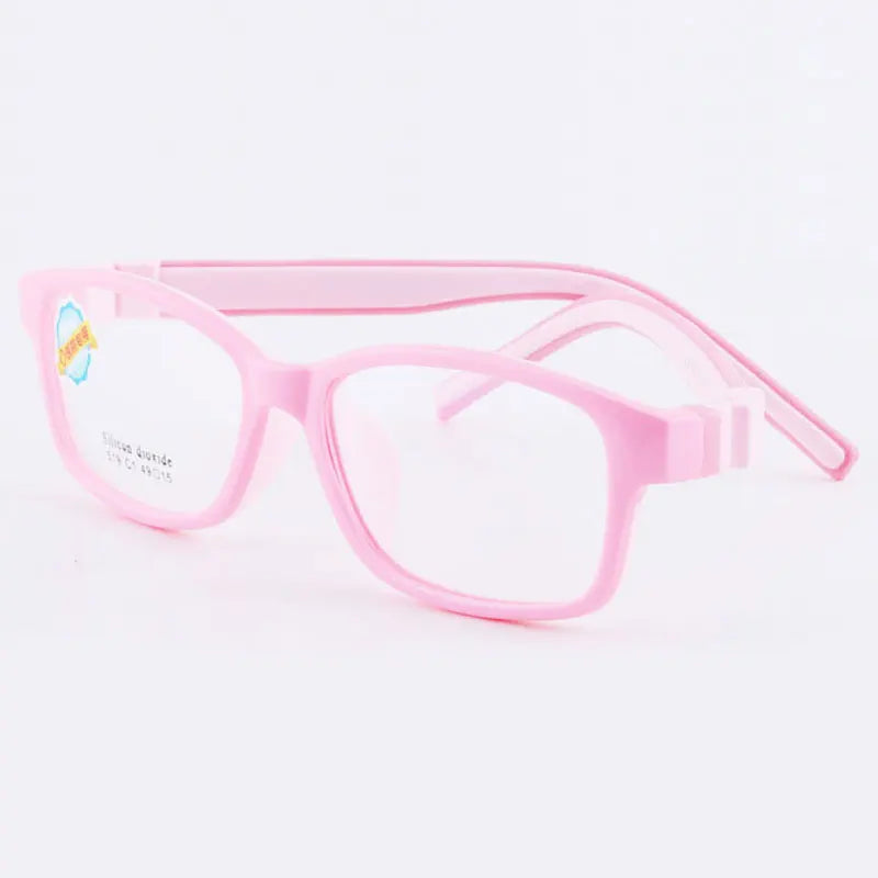 Reven Jate Unisex Children's Full Rim Square Tr 90 Eyeglasses 51947