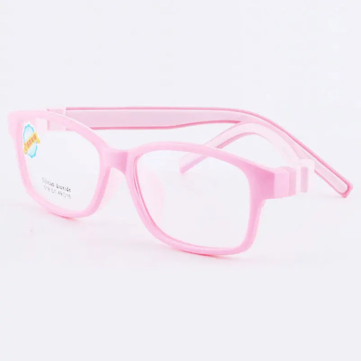 Reven Jate Unisex Children's Full Rim Square Tr 90 Eyeglasses 51947