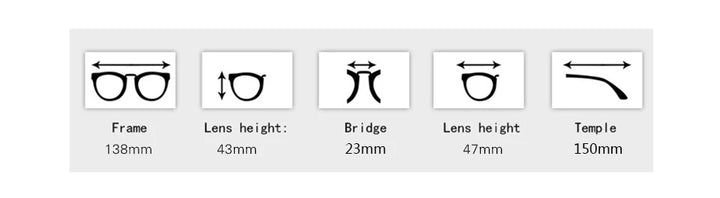 Hewei Unisex Full Rim Round Acetate Polarized Sunglasses 5186 Sunglasses Hewei