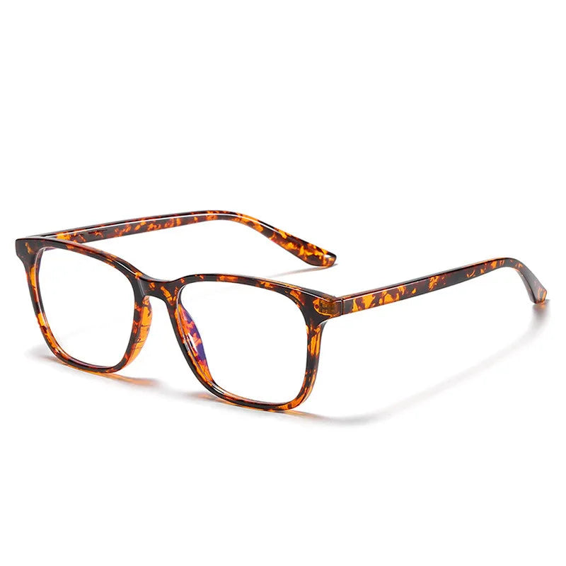 Kocolior Unisex Full Rim Square Tr 90 Acetate Hyperopic Reading Glasses 6919 Reading Glasses Kocolior