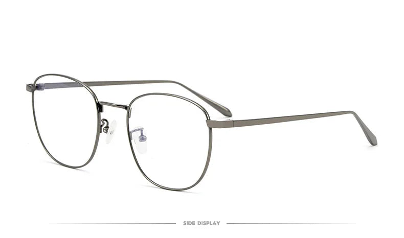 Muzz Unisex Full Rim Oval Square Titanium Eyeglasses 31015
