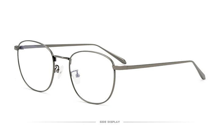 Muzz Unisex Full Rim Oval Square Titanium Eyeglasses 31015