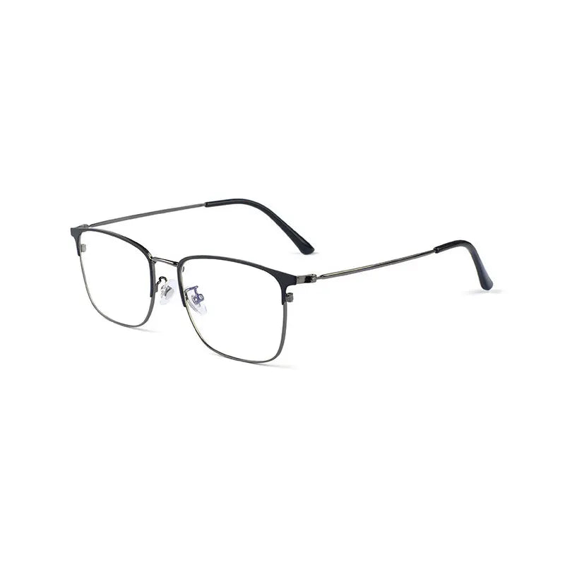 Hotochki Women's Full Rim Square Alloy Spring Hinge Eyeglasses 80165