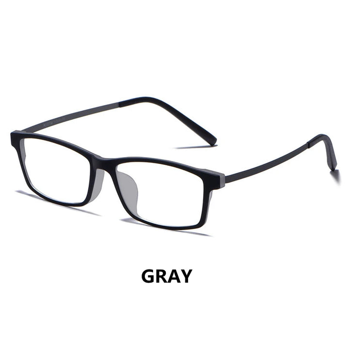 Kocolior Unisex Full Rim Square Titanium Eyeglasses 2097 Full Rim Kocolior Gray China