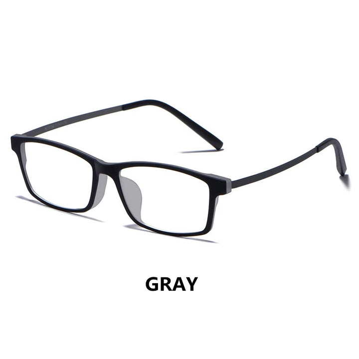 Kocolior Unisex Full Rim Square Titanium Eyeglasses 2097 Full Rim Kocolior Gray China 