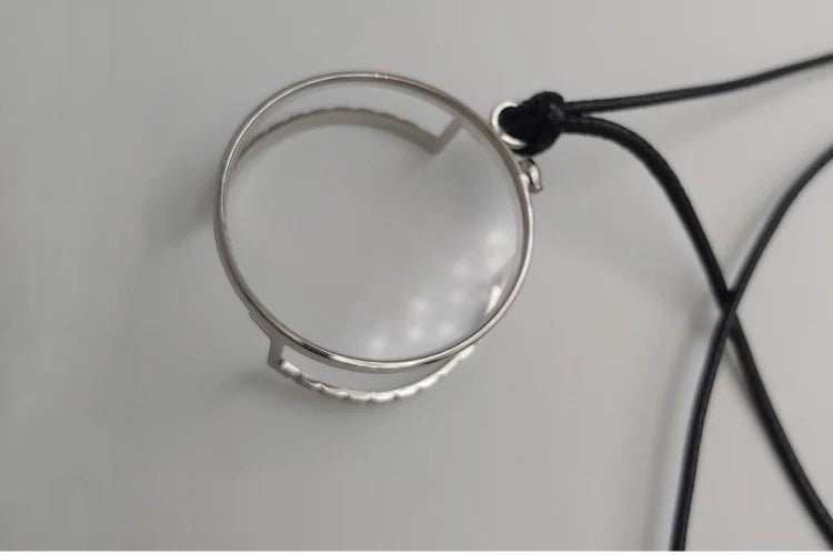 Yujo Unisex Full Rim Round Monocle Alloy 201336 Monocle Yujo