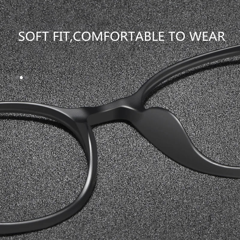 Kocolior Unisex Full Rim Irregular Round Tr 90 Titanium Eyeglasses 1935 Full Rim Kocolior