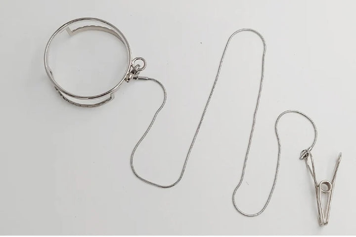 Yujo Unisex Full Rim Round Monocle Alloy 201336 Monocle Yujo