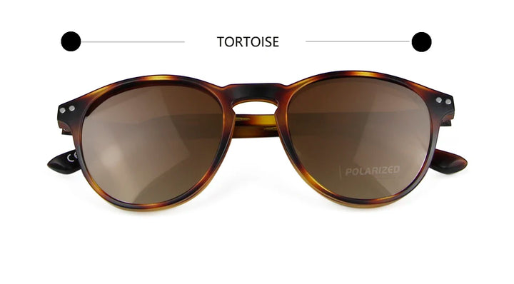 Esnbie Women's Full Rim Round Tr 90 Titanium Eyeglasses Clip On Sunglasses 680561