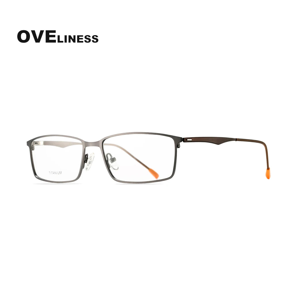 Oveliness Women's Full Rim Square Titanium-Alloy Eyeglasses 618822