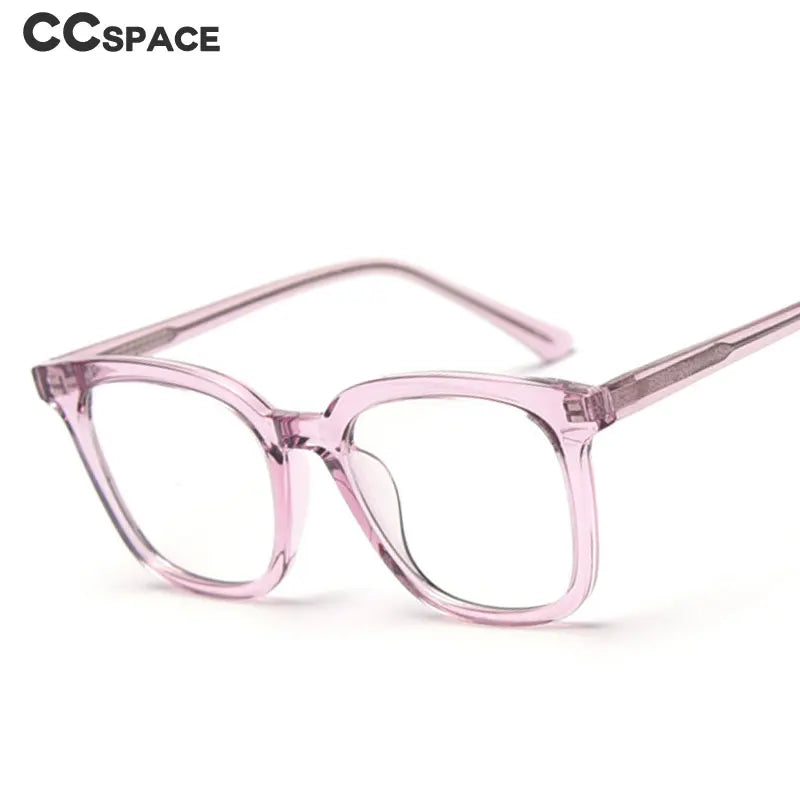 CCspace Unisex Full Rim Square Tr 90 Titanium Frame Eyeglasses 49863 Full Rim CCspace